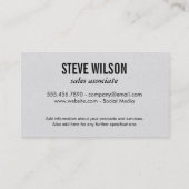 Monogram / Natuurlijk / Krans II Visitekaartje (Achterkant)