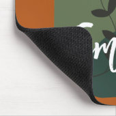 Monogram Natuurlijke kleuren Caramel Sage green Muismat (Hoek)