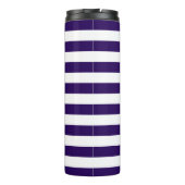Monogram Nautical Classic Navy Thermal Tumbler Thermosbeker (Achterkant)
