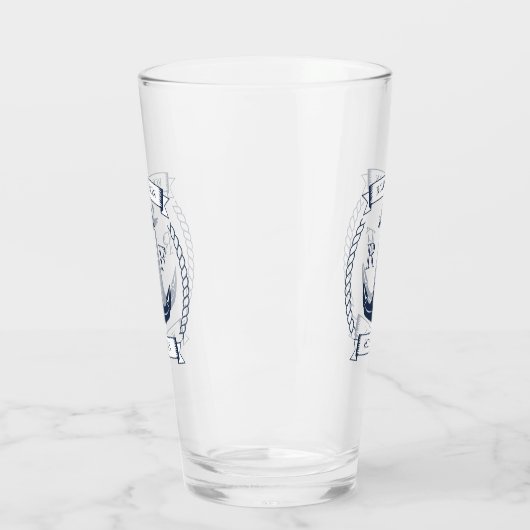 Monogram Nautilusanker Glas (Links)