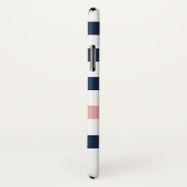 monogram nautische strepen Case-Mate iPhone case (Achterkant / rechts)