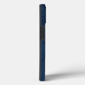 Monogram Navy Blauw Case-Mate iPhone Case (Achterkant / Rechts)