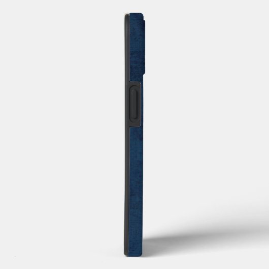 Monogram Navy Blauw Case-Mate iPhone Case (Achterkant / Rechts)