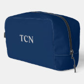 Monogram Navy Blauwe Bruidsjonker Bruidsjonkers Ca Toilettasje (Rechterhoek)