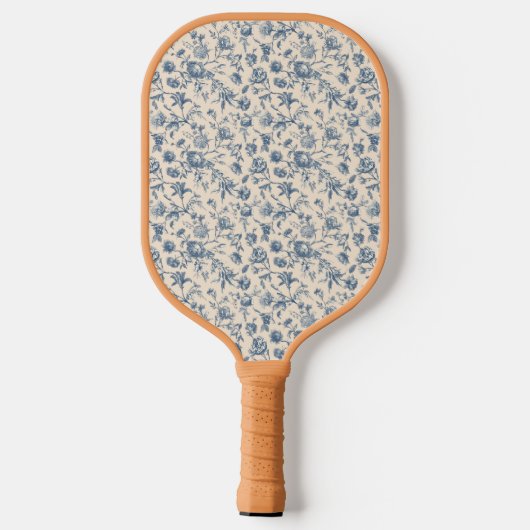 Monogram Navy Chinoisserie Pickleball Paddle (Achterkant)