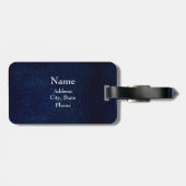 Monogram Navy Nepalleer Bagage Label (Achterkant horizontaal)