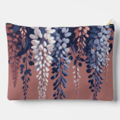 Monogram Navy Roos Wisteria Elegantie Etui (Achterkant)