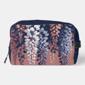 Monogram Navy Roos Wisteria Elegantie Toilettasje (Achterkant)
