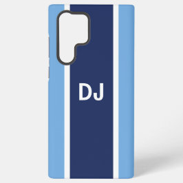 Monogram Navy Stripe MagSafe Tough Samsung Galaxy Hoesje