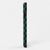 Monogram Neo Mint en Black Diamond Pattern Case-Mate iPhone Case (Achterkant/rechts)