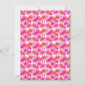 Monogram Neon Roze Sinaasappel Palmboom Ibiza Kaart (Achterkant)