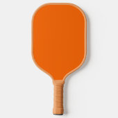 Monogram - neon sinaasappel pickleball paddle (Achterkant)
