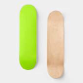 monogram neongroene mode persoonlijk skateboard (Voorkant)