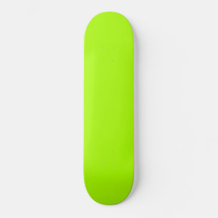monogram neongroene mode persoonlijk skateboard