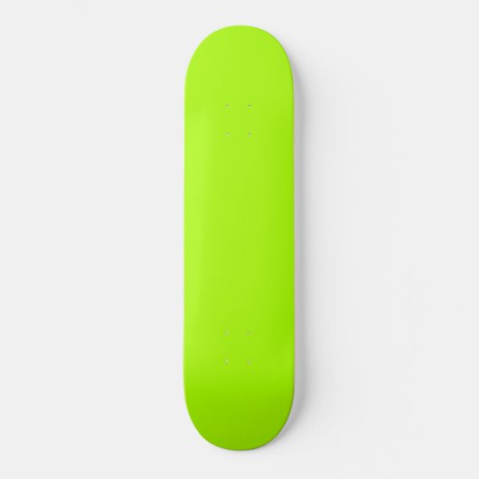 monogram neongroene mode persoonlijk skateboard (Voorkant)