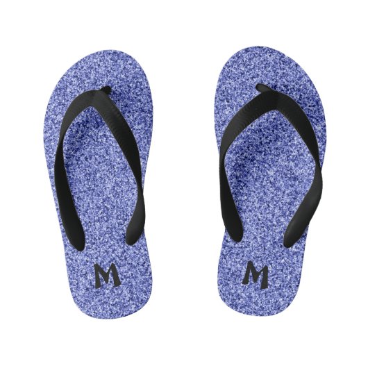 Monogram Nep-glitter Kinder Teenslippers (Voetbed)