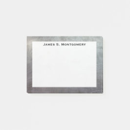 Monogram Nepgekraste Metaal Post-it® Notes