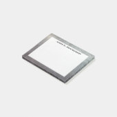 Monogram Nepgekraste Metaal Post-it® Notes (Schuin)