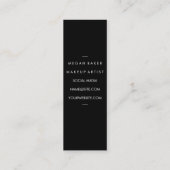 Monogram Nepgoud Geborsteld Mini Visitekaartje (Achterkant)