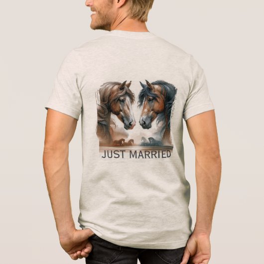 Monogram Net Getrouwd Grafisch T-shirt (Achterkant)