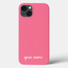 Monogram neutraal minimalistisch roze Case-Mate iPhone case