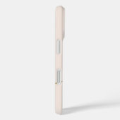 Monogram Neutraal Modern Minimaal Stijlvol Blush G Case-Mate iPhone Case (Achterkant / Rechts)