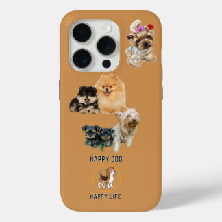 Monogram Neutraal | Modern Minimalistisch Stijlvol iPhone 15 Pro Case