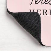 Monogram Neutraal Modern Minimalistisch Stijlvol Muismat (Hoek)