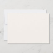 Monogram Neutraal | Modern minimalistisch stijlvol Notitiekaartje (Achterkant)