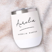 Monogram Neutraal Modern Signature Minimalistisch 