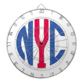 Monogram New York City Dartbord (Voorkant)