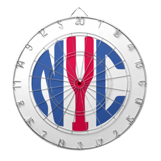 Monogram New York City Dartbord (Voorkant)