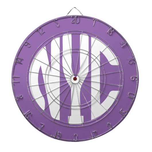 Monogram New York City Dartbord (Voorkant)