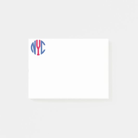Monogram New York City Post-it® Notes (Voorkant)