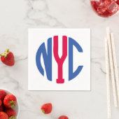 Monogram New York City Servetten (Insitu)