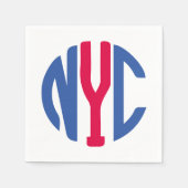 Monogram New York City Servetten (Voorkant)