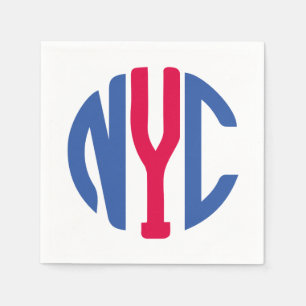 Monogram New York City Servetten