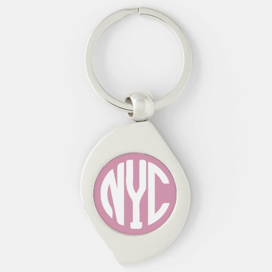Monogram New York City Sleutelhanger (Voorkant)