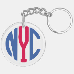 Monogram New York City Sleutelhanger
