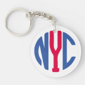 Monogram New York City Sleutelhanger (Voorkant)