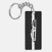 Monogram Nissan Sylvia Sleutelhanger (Voorkant Links)
