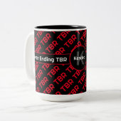 Monogram nooit eindigend TBR Tweekleurige Koffiemok (Voorkant links)