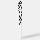 Monogram Nooit gestorven zwart, wit geometrisch Case-Mate iPhone Case (Achterkant / Links)