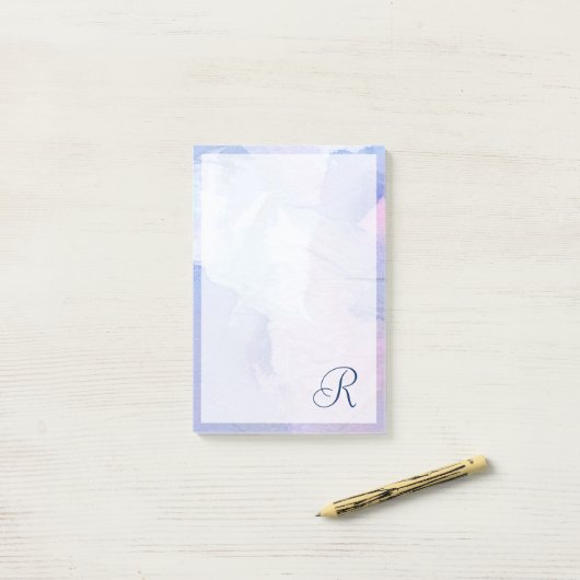 Monogram | Noordelijke hooglichten II Post-it® Notes (Op bureau)