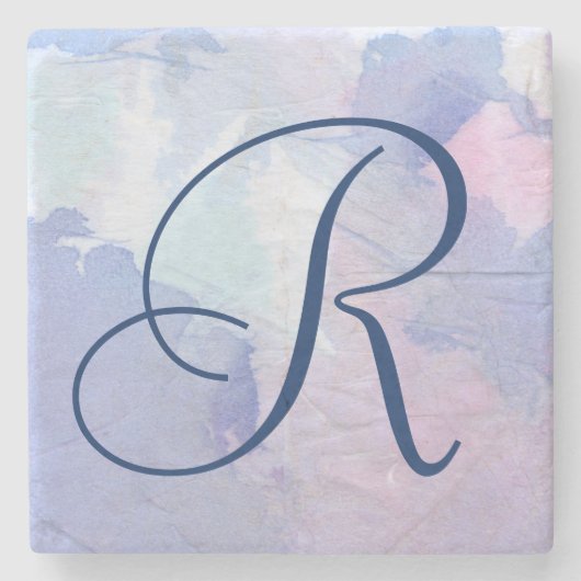 Monogram | Noordelijke hooglichten II Stenen Onderzetter (Voorkant)