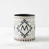 Monogram Nordic Cross Stitch Pattern Mok (Midden)