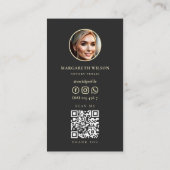 Monogram notaris public Loan Signing Agent Visitekaartje (Achterkant)