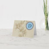 Monogram Note Cards Bedankkaart (Voorkant)