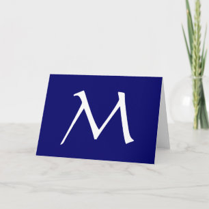 Monogram Notecards Notitiekaartje