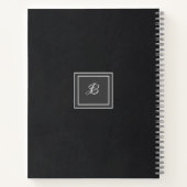 Monogram Notitieboek (Achterkant)